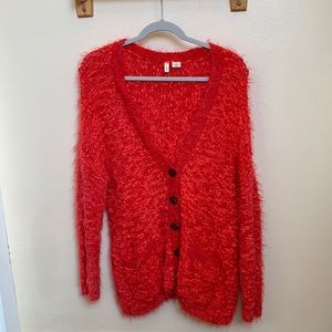 MOTH CARDIGAN SIZE M RED